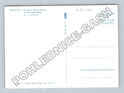Pohlednice Polsko Krakow Pomnik Mickiewicza Sukiennice (M39236)