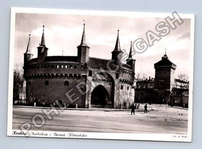 Pohlednice Polsko Krakow Barbakan Brama Floriańska (M39237)