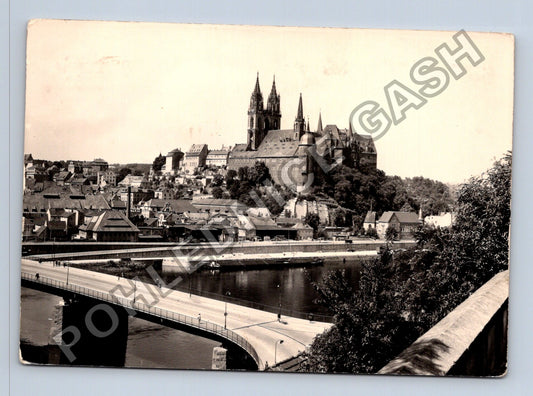 Pohlednice Meißen Blick auf die Albrechtsburg 1930 (M39251)