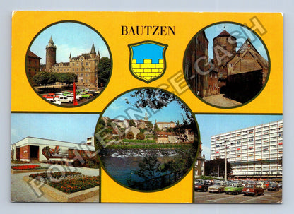 Pohlednice Německo Bautzen koláž Alte Kaserne Nikolaifurm (M39260)