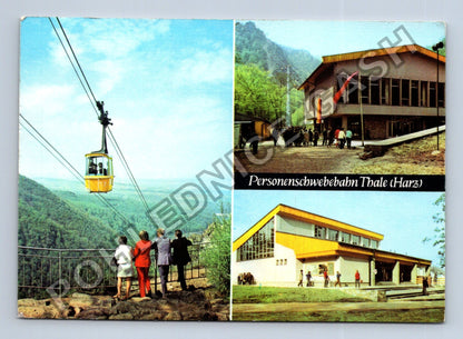 Pohlednice Německo Thale Harz lanovka budovy (M39266)