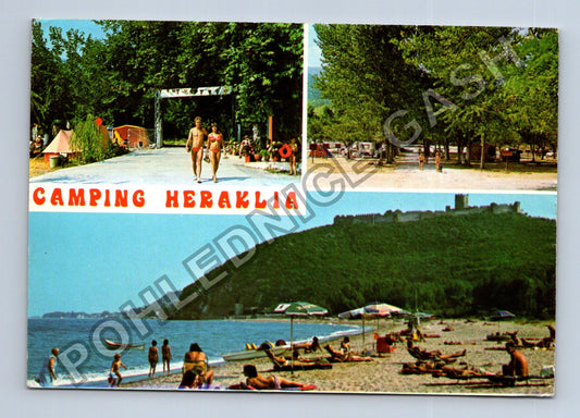 Pohlednice Řecko Camping Heraklia N Panteleimon Platamón (M39271)