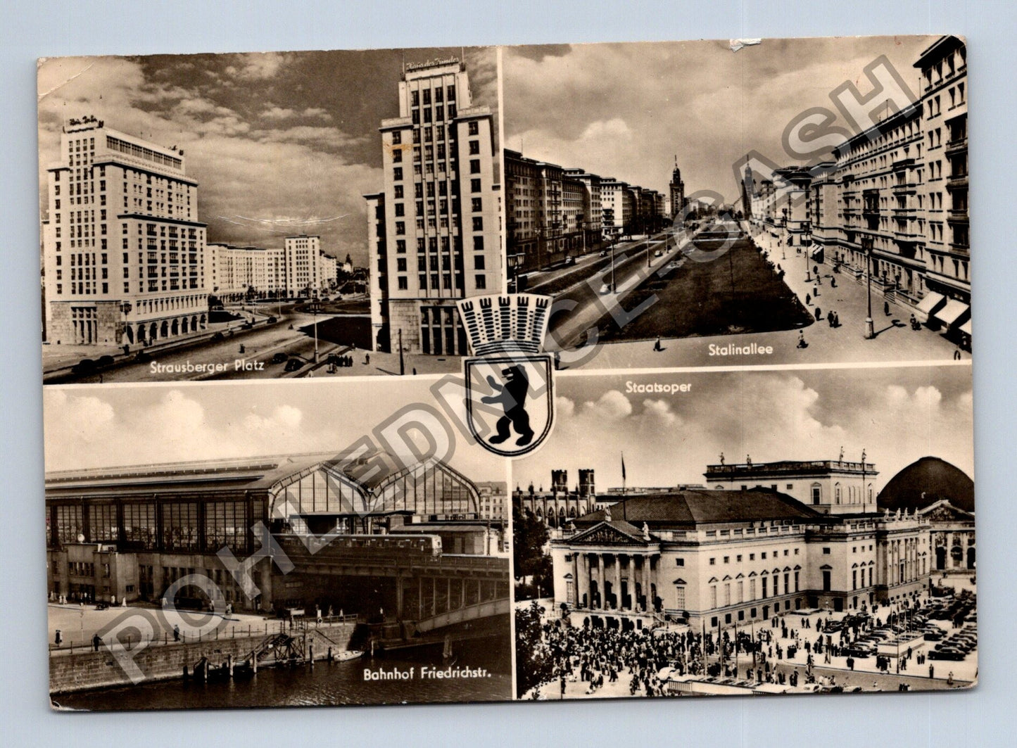 Pohlednice Německo Berlín Strausberger Platz Stalin Allee (M39274)