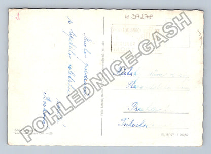 Pohlednice Německo Lipsko koláž motivů 1960 (M39278)