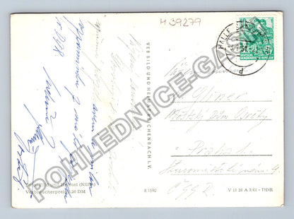 Pohlednice Německo Halle Saale koláž motivů 1961 (M39279)