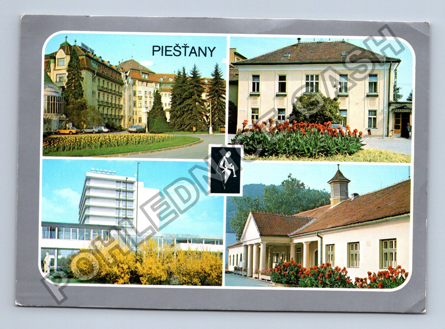 Pohlednice Piešťany lázně koláž motivů (M39287)
