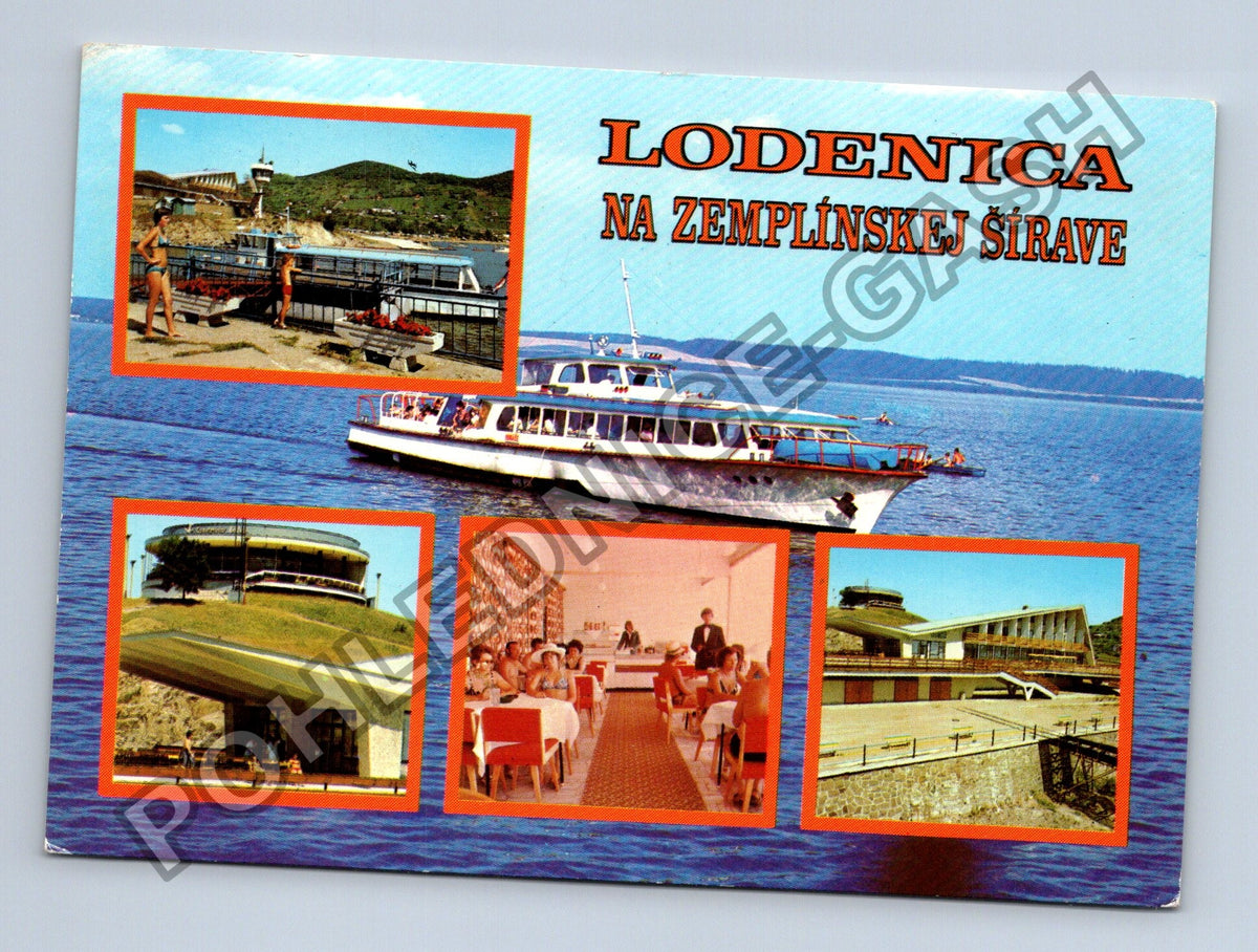 Pohlednice Slovensko Lodenica Zemplínská Šírava loď (M39288)