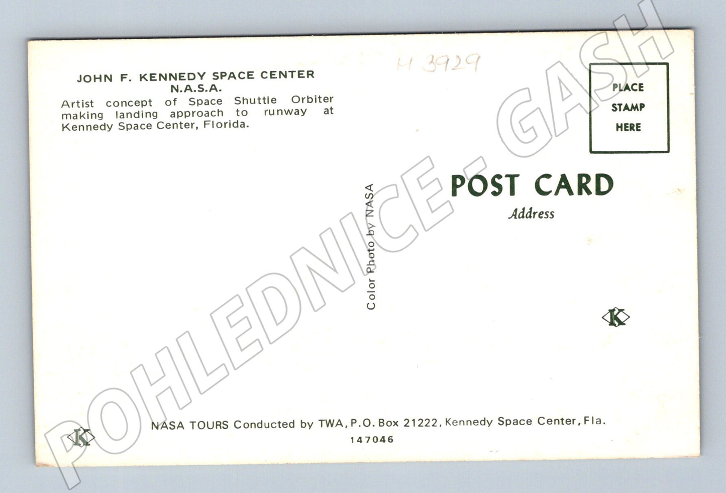 Pohlednice NASA Space Shuttle – Kennedy Center (M3929)