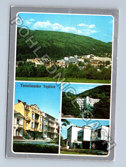 Pohlednice Slovensko Trenčianske Teplice celkový pohled lázně (M39291)