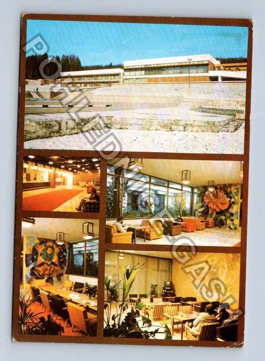 Pohlednice SRS ČASTÁ koláž exteriér interiér hotelu (M39292)