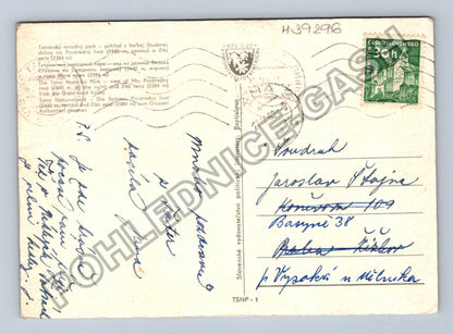 Pohlednice Slovensko Vysoké Tatry turistický rozcestník (M39296)
