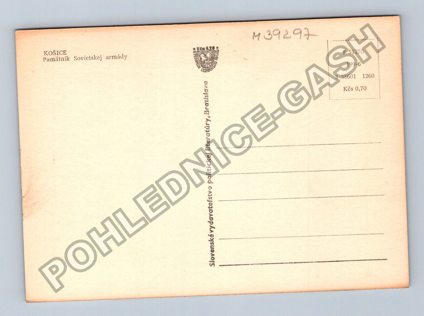 Pohlednice Košice Pamätník Sovietskej armády (M39297)