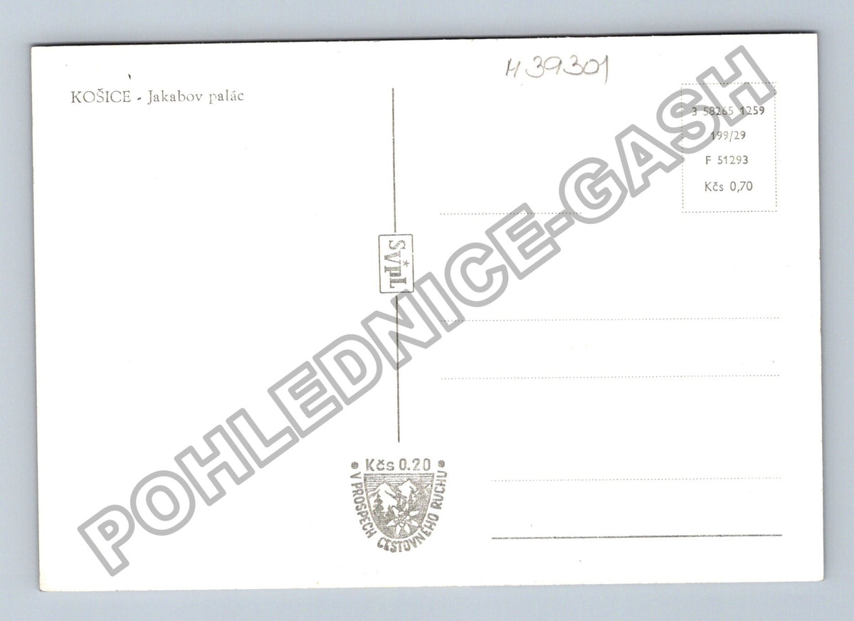 Pohlednice KOŠICE Jakabov palác (M39301)