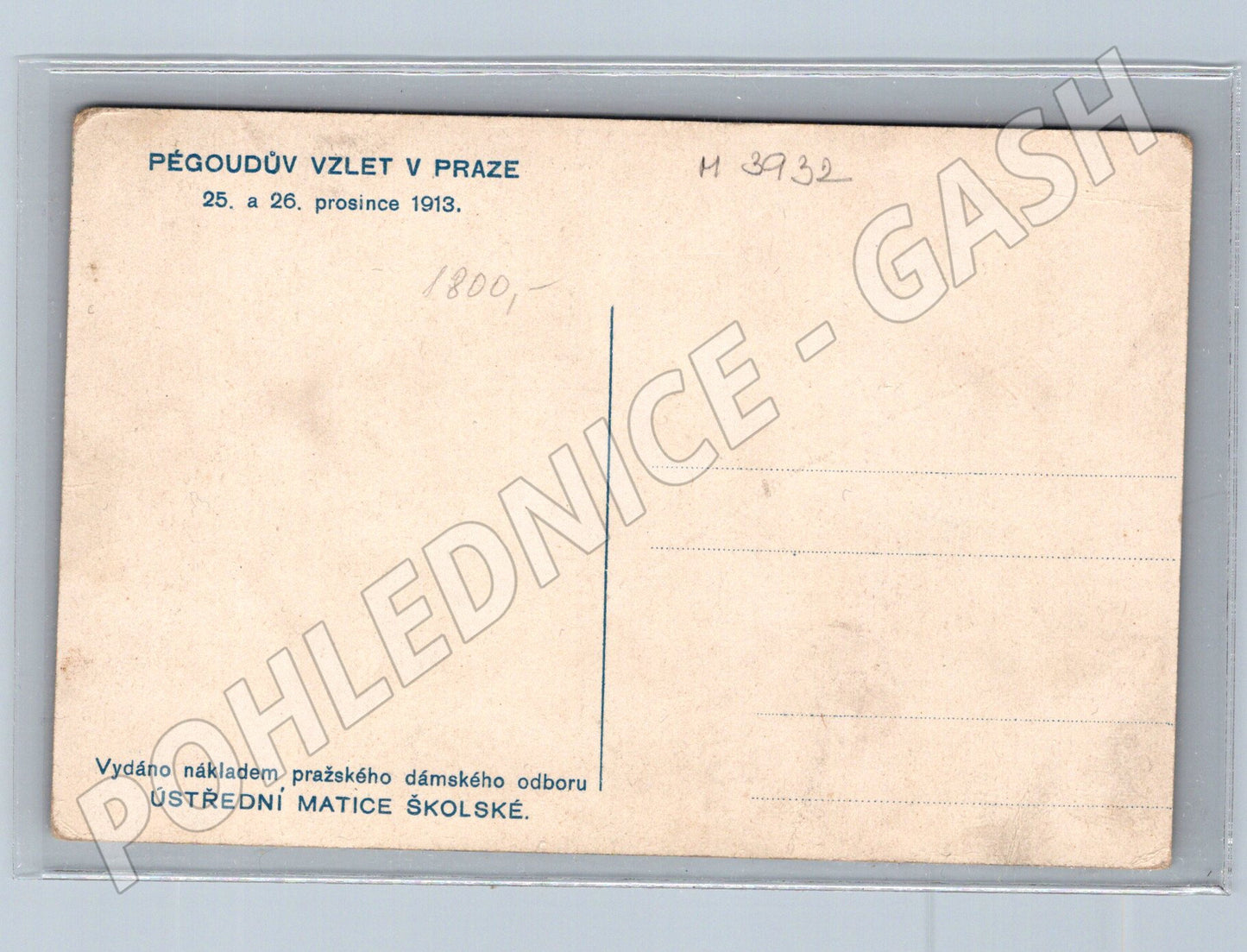 Pohlednice Pégoudův vzlet v Praze – letectví (M3932)