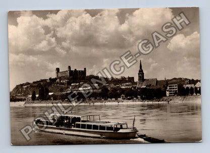 Pohlednice Bratislava hrad Dunaj loď (M39331)