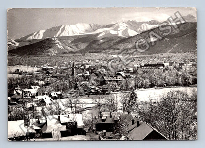 Pohlednice Polsko Zakopane zimní panorama Tater (M39334)