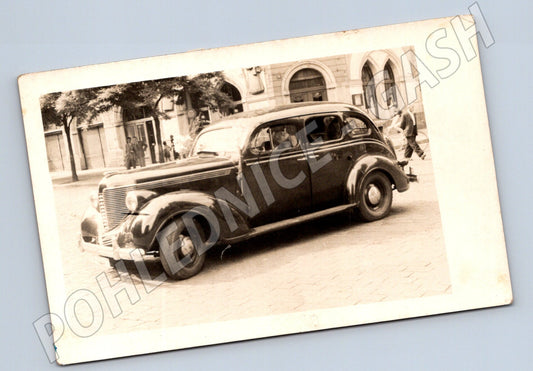 Pohlednice historický automobil – Praha Jan Kovář (M3934)