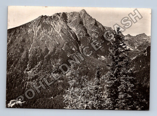 Pohlednice Vysoké Tatry pohled z magistrály chata Kamzík (M39341)