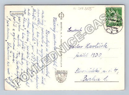 Pohlednice Humenné celkový pohled z výšky (M39355)