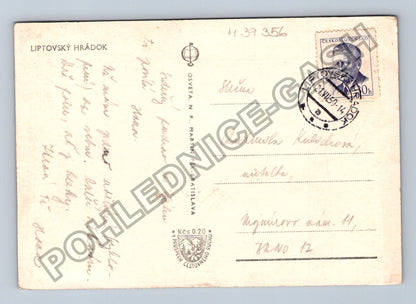 Pohlednice Liptovský Hrádok celkový pohled hory lesy (M39356)