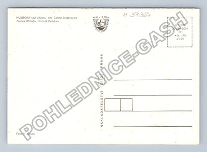 Pohlednice Hluboká nad Vltavou Lovecký zámek Ohrada (M39364)