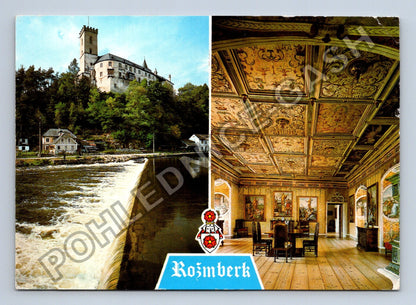 Pohlednice Rožmberk hrad interiér Vltava (M39366)