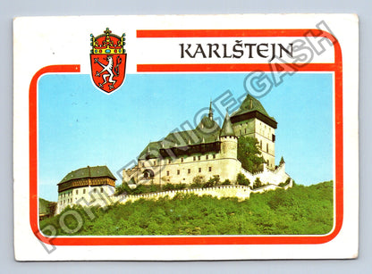 Pohlednice Karlštejn hrad znak 1981 (M39367)