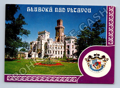 Pohlednice Hluboká nad Vltavou zámek erb (M39370)