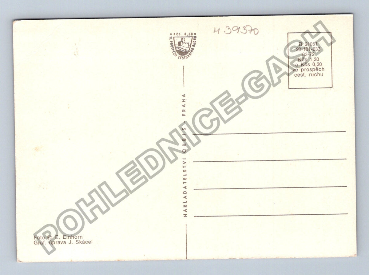 Pohlednice Hluboká nad Vltavou zámek erb (M39370)