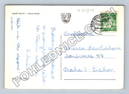 Pohlednice Nové Hrady Nový zámek 1950 (M39379)