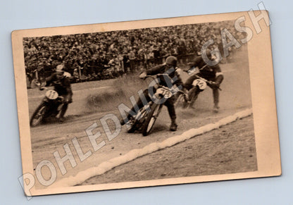 Pohlednice motocyklové závody – motoristický motiv (M3939)