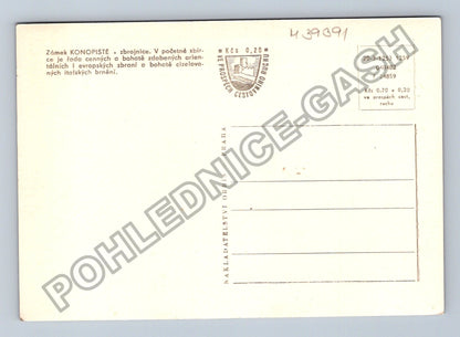 Pohlednice Konopiště zámek zbrojnice (M39391)
