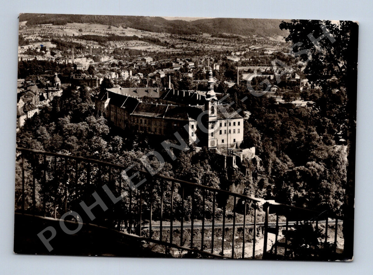 Pohlednice Děčín zámek 1950 (M39395)