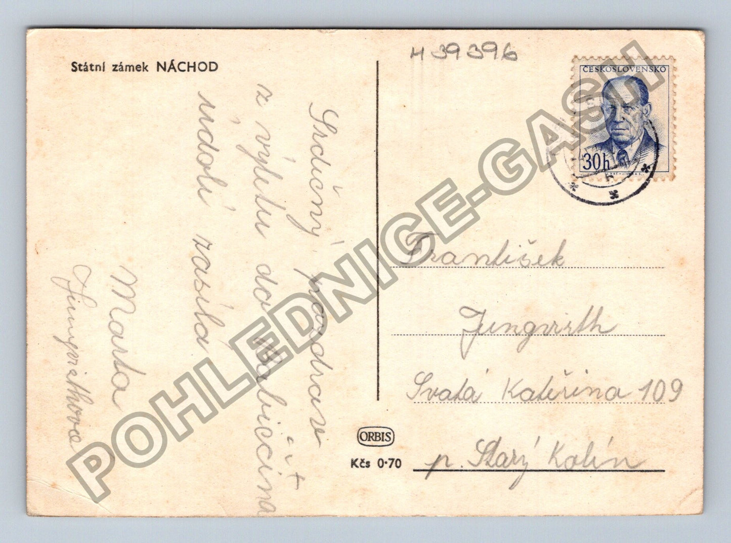 Pohlednice Náchod Státní zámek (M39396)