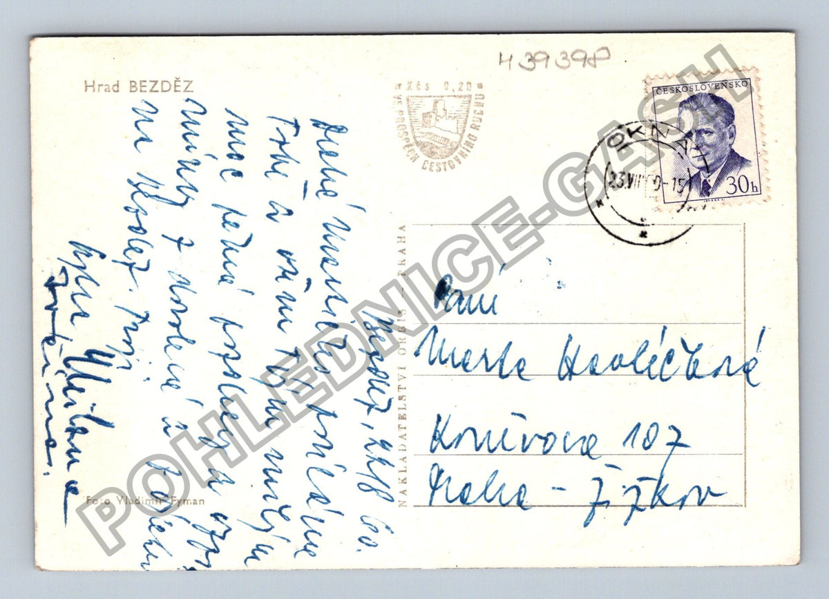 Pohlednice Hrad Bezděz (M39398)
