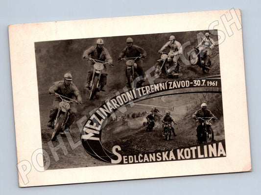 Pohlednice terénní závod Sedlčanská kotlina – moto (M3940)