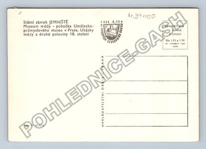 Pohlednice Jemniště interiér zámku muzeum módy (M39400)