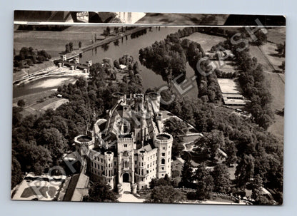 Pohlednice Hluboká nad Vltavou zámek letecký pohled (M39401)