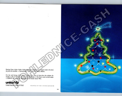 Pohlednice Vánoční strom UNICEF (M39448)