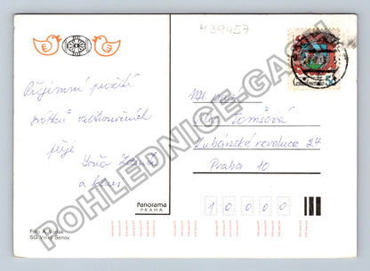 Pohlednice Velikonoce pomlázka vrbové proutí vejce (M39457)