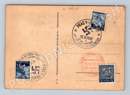 Pohlednice Der Führer an der Ostfront – Protektorát (M3949)