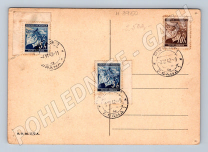 Pohlednice Reinhard Heydrich Protektorát Čechy a Morava (M3950)