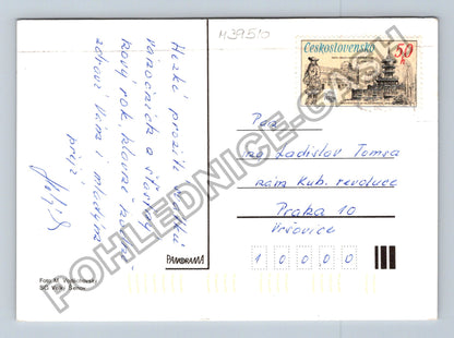 Pohlednice Dvě sklenice šampaňského Novoroční přání (M39510)