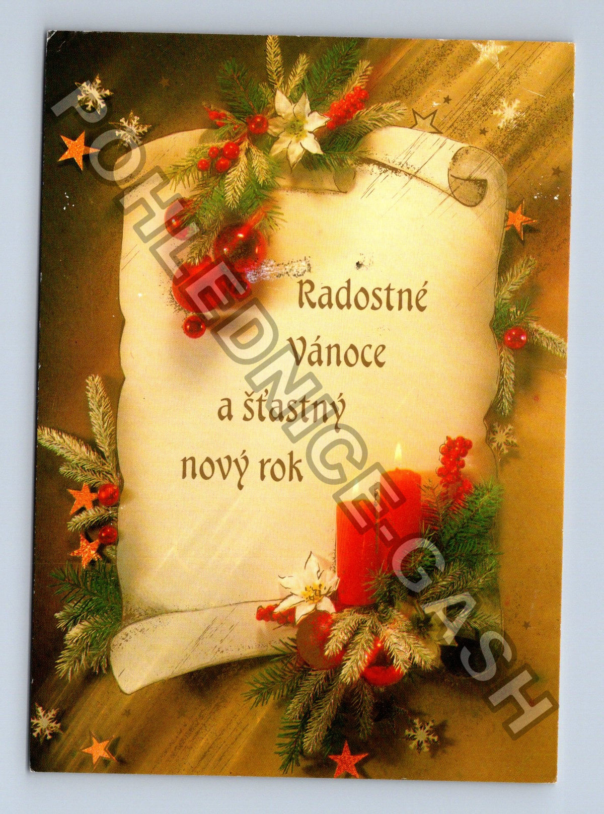 Pohlednice Radostné Vánoce a šťastný nový rok (M39519)