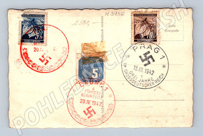 Pohlednice Hitler 2. sv. válka 1942 (M3956)