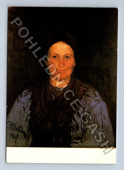 Pohlednice Ilja Repin Umělcova matka 1867 (M39567)