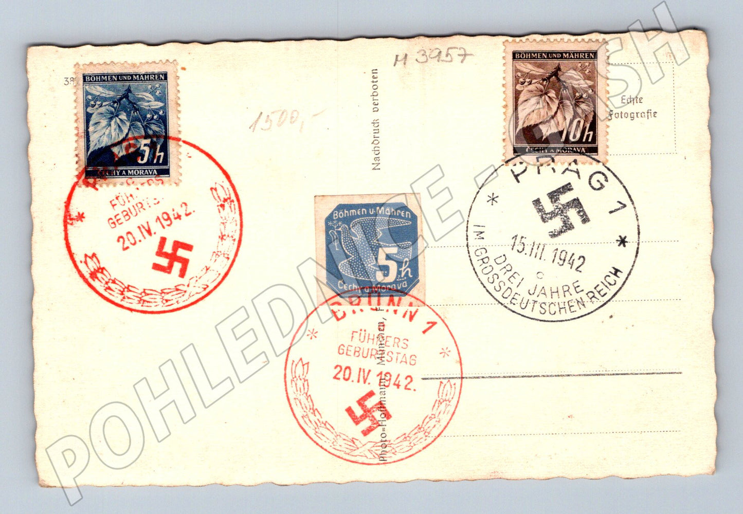 Pohlednice Konstantin von Neurath – Protektorát (M3957)