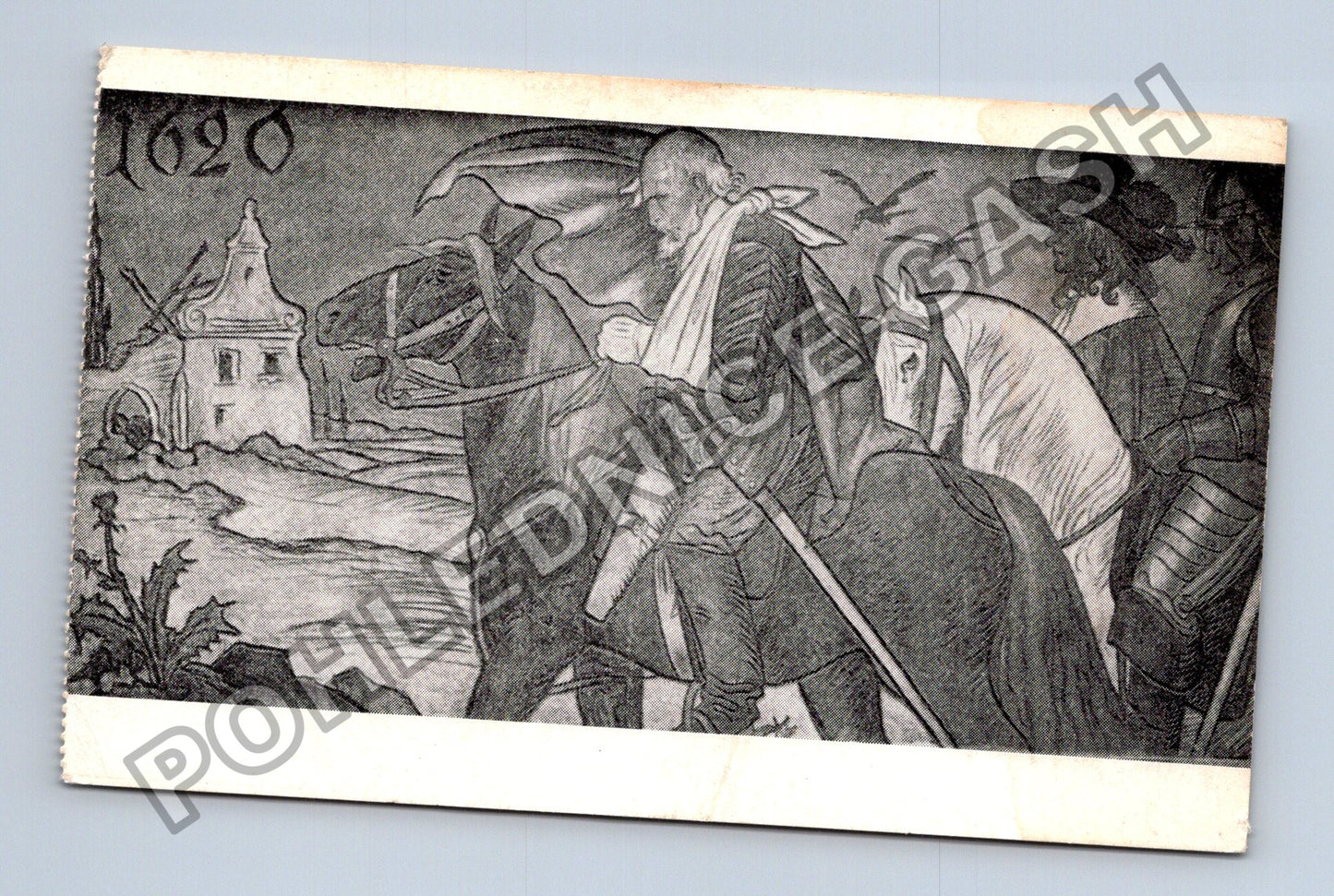 Pohlednice Mikoláš Aleš Rok 1620 Nerudova ulice (M39571)