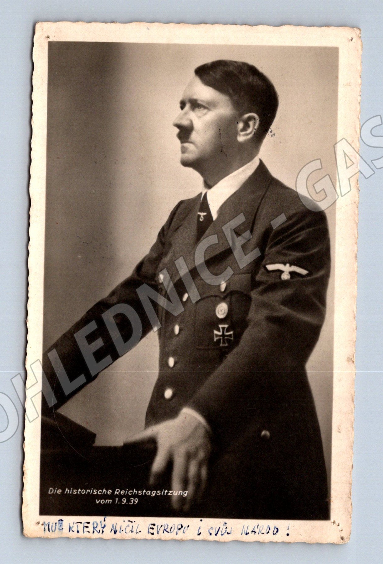 Pohlednice Adolf Hitler – Protektorát, razítka (M3957)