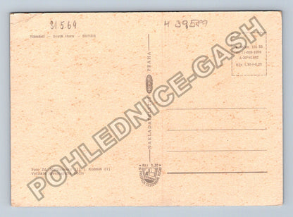 Pohlednice Příbram náměstí Svatá Hora sídliště 1969 (M39589)